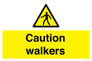 Caution walkers